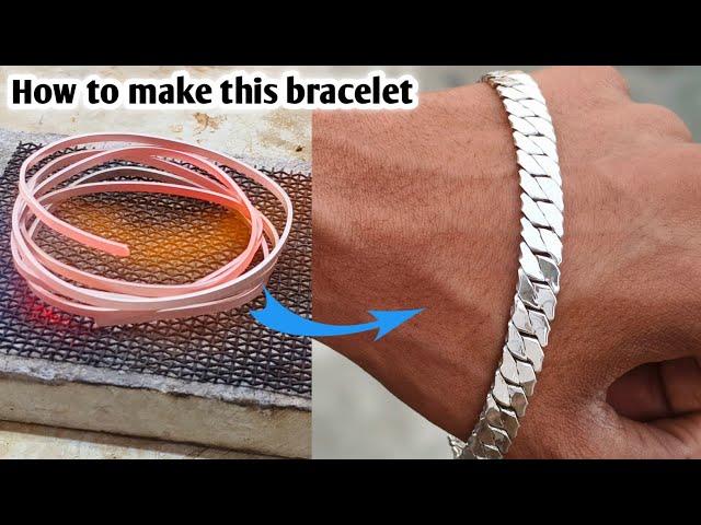 How to make pure silver bracelet/how to make silver bracelet/Jewelry Making