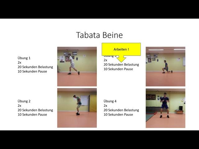 Tabata 12341234 Beine