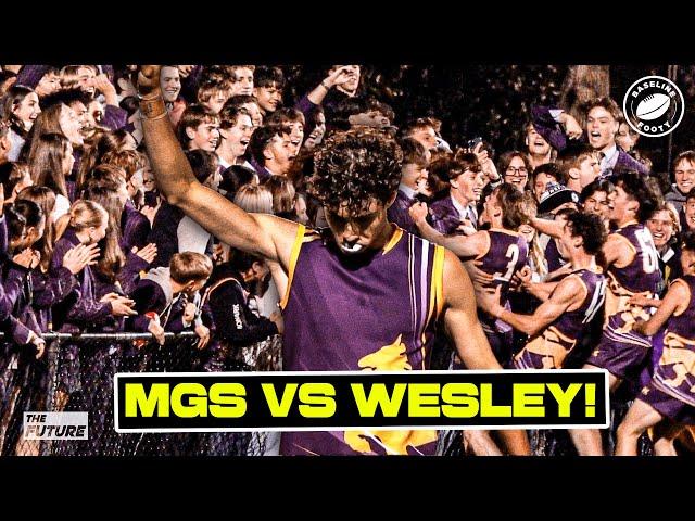 MGS v Wesley School Footy game got HEATED! | Melbourne Grammar v Wesley Full Highlights