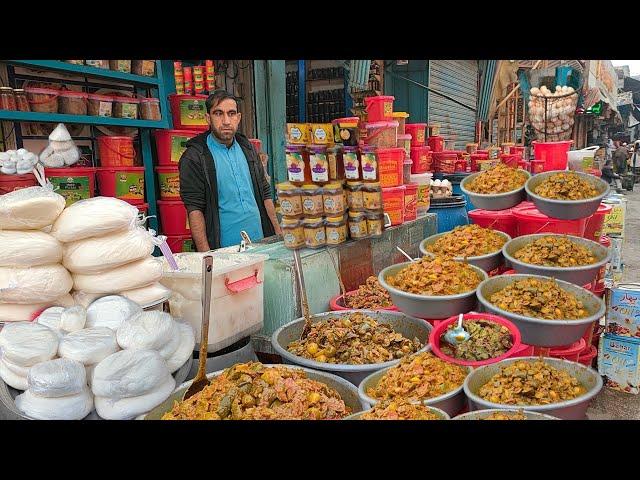 Ramadan Food in Afghanistan |Mix Lahore Achar | Taste Cheese | Famous Food in Afghanistan