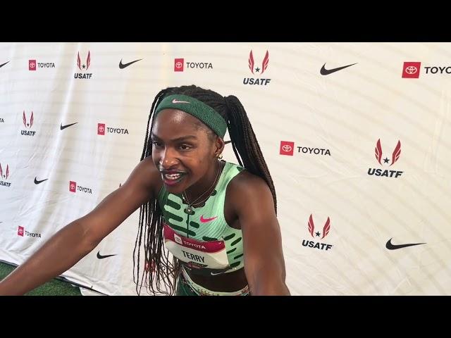 Twanisha Terry Reacts To Sha'Carri Richardson's 21.61 200m Prelim