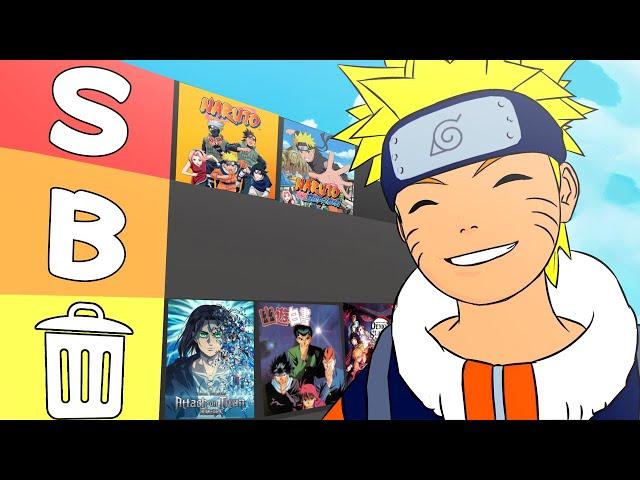 Naruto Makes An Anime Tier List! (vrchat)