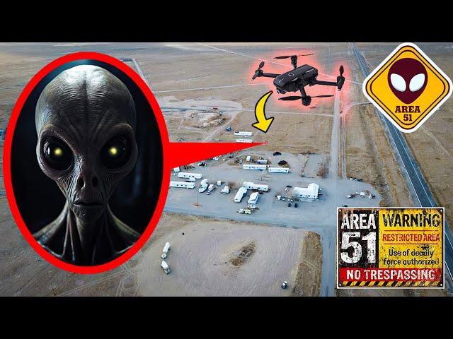 DRONE CATCHES ALIEN AT AREA 51! | YOU WON'T BELIEVE WHAT MY DRONE CAUGHT AT AREA 51