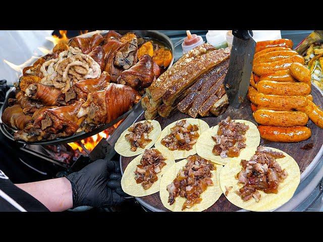 King of Street Food! Unique-style Mexican Fried Pork Tacos - Korean street food