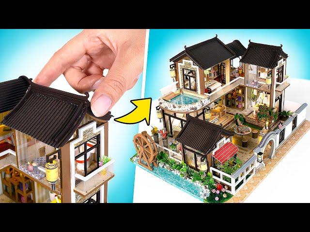 Journey To An Ancient Town | Decorating Mini House In Oriental Style