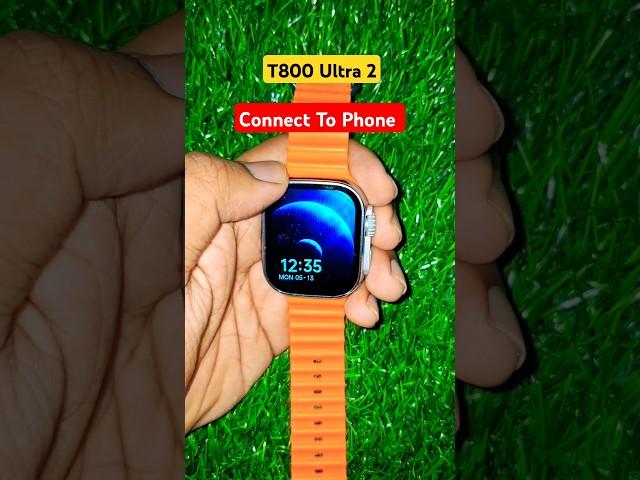 T800 Ultra 2 Connect To Smartphone #smartwatchclub #t800ultra #t800ultra2 #shortfeed #viral #tech