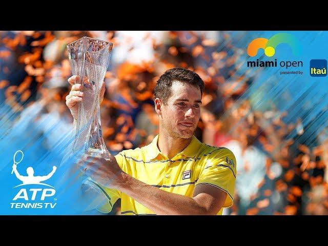 John Isner beats Zverev to win first Masters 1000 title! | Miami Open 2018 Final Highlights