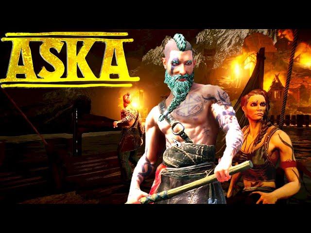 Viking Survival Game ASKA - First Impression & Gameplay