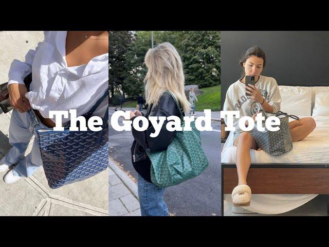 The Goyard Tote: what fits, how it wears