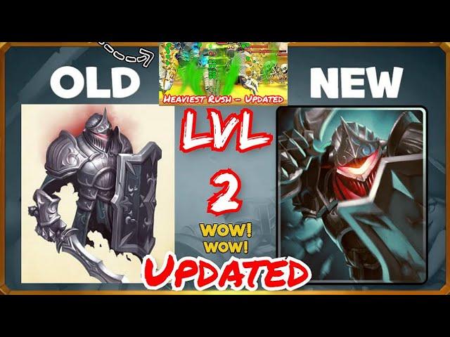 Castle Crush  SOLO HOLLOW KNIGHT vs GANGS OF SKELETONS  LVL 2 POWER UPDATE RUSH  Castle Crush