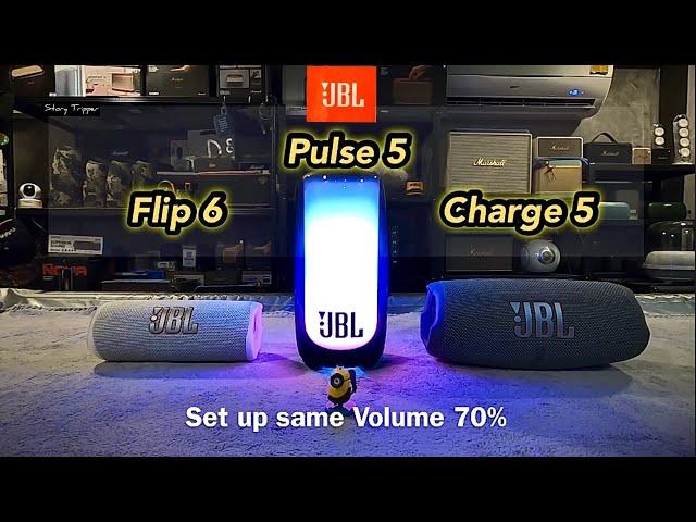 JBL Flip 6 vs JBL Pulse 5 vs JBL Charge 5