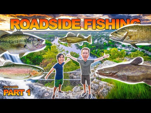 500 Mile MOUNTAIN Multi Species FISHING ROAD TRIP ( ROUTE TO WATER Ep. 1 )