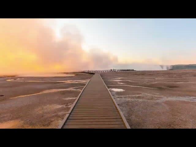 Grand Prismatic Spring - Yellowstone National Park - Hyperlapse