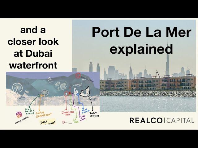 Port De La Mer explained I Seeking Dubai