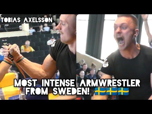 MOST INTENSE ARMWRESTLER FROM SWEDEN!