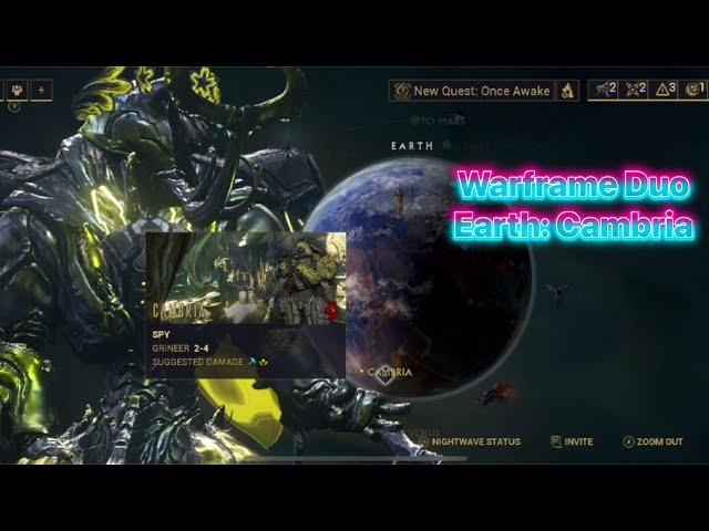 Warframe Duo Earth: Cambria #warframe #gameplay