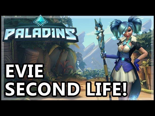 Paladins Evie Gameplay - Second Life! - Paladins Gameplay Evie Guide