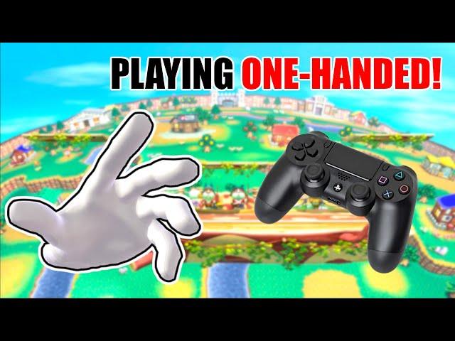 Playing Smash with ONE HAND! Can I Win??