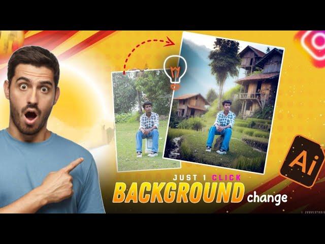 Viral ai background change photo editing || background change by ai || photo editing