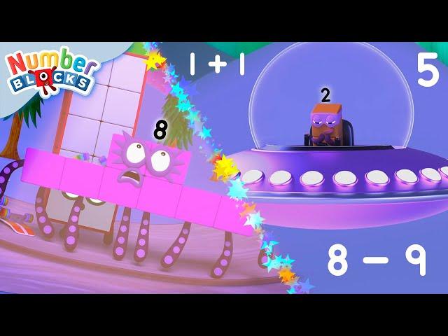  Epic Space Maths Adventures: Out of This World! | Back to school Counting Fun! | Numberblocks