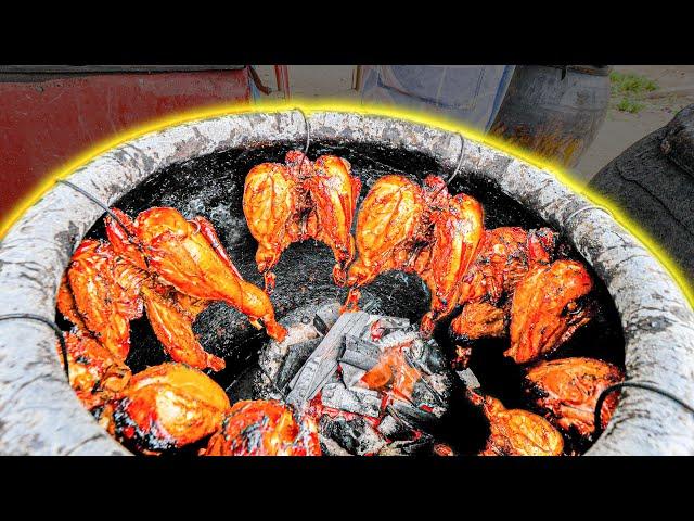 Street Food in Malaysia - LEMONGRASS Whole Chicken BBQ  + Best MALAY Food Tour Road Trip!!!