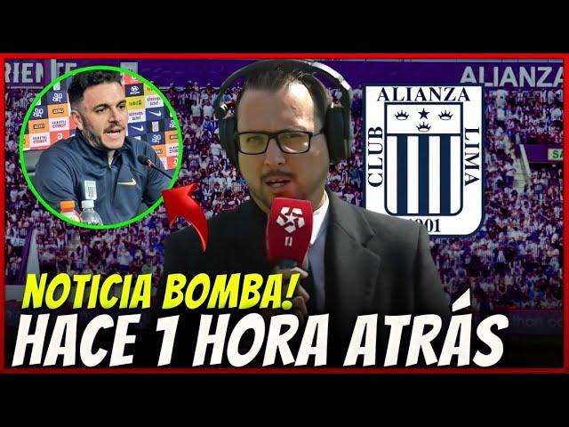 URGENTE! ALIANZA LIMA NO PIERDE TIEMPO! REFUERZO DE LUJO! ALIANZA LIMA NOTÍCIAS