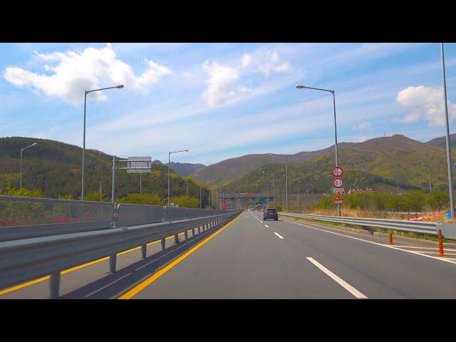 ░ 4K Asmr Drive ░ 부산 에서 서울 드라이브/Busan to Seoul drive(남해, 중부내륙, 당진영덕, 경부, 평택제천, 서해안, 제2경인, 수도권 제1순환)