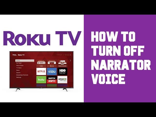 Roku TV How To Turn Off Voice - Roku TV Turn Off Narrator - Stop Audio Voice Guide