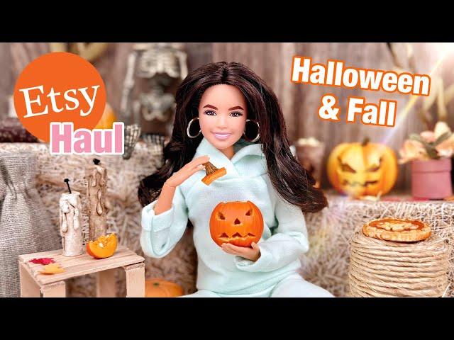 Barbie Fall & Halloween Haul! Etsy Clothing, Items, & Accessories - Realistic Doll Miniatures