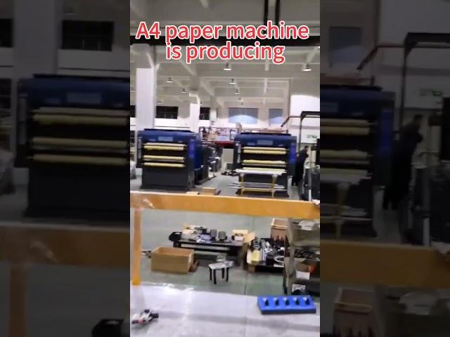 The A4 paper production line is always full of orders.