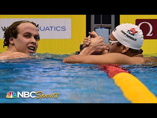 Finke and Hafnaoui battle new 400m champ for thrilling 800m free World title | NBC Sports