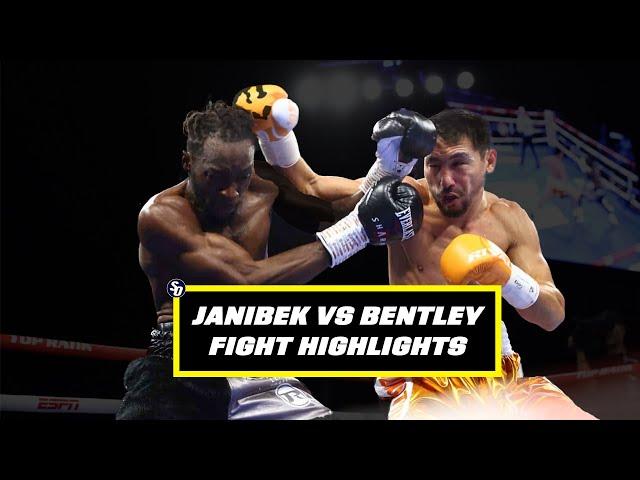 Janibek Alimkhanuly vs Denzel Bentley FIGHT HIGHLIGHTS | BEST MIDDLEWEIGHT ON THE PLANET?