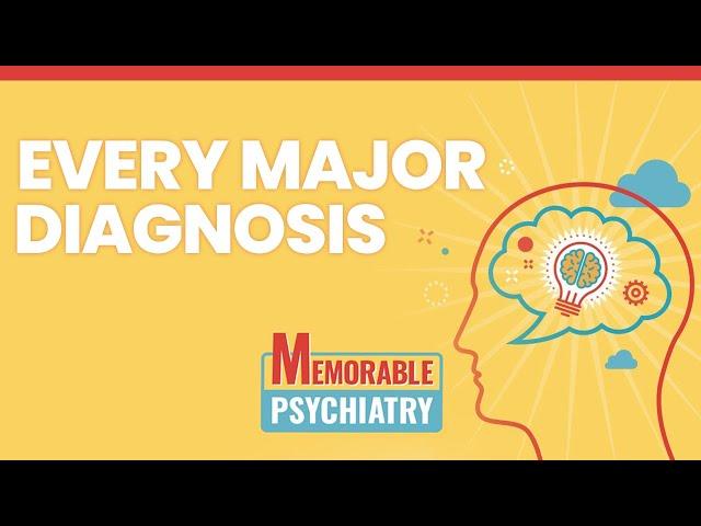 Mnemonics for Every Major Psychiatric Diagnosis! (Memorable Psychiatry Lecture)