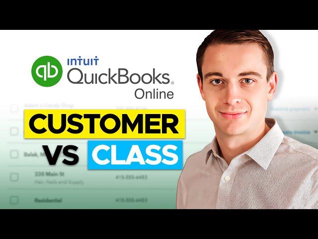 Categorize by Customer or Class in Quickbooks