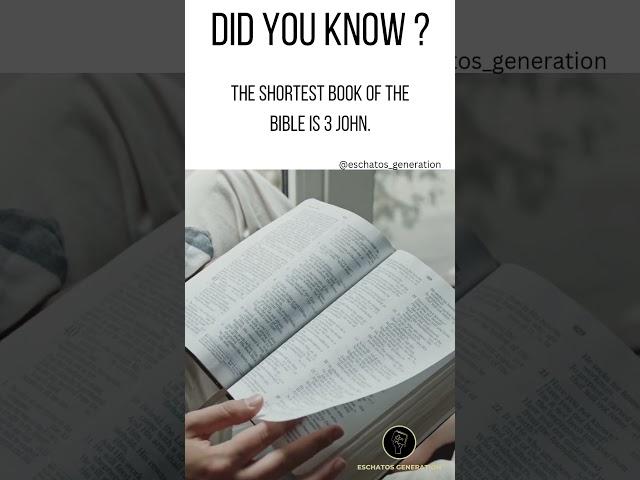 Here's a fun fact for the day.Remember the Bible must not be rewritten rather it must be re-read.