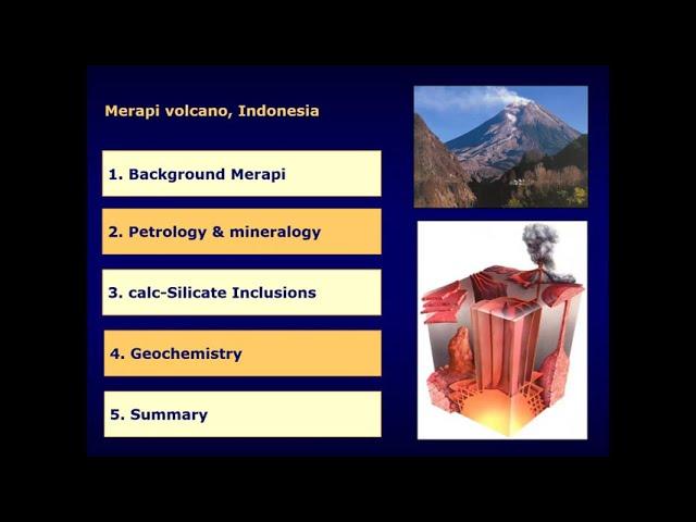 Magma-Carbonate Interaction and Explosive Eruptions at MERAPI VOLCANO, Indonesia (for GEOstoria)