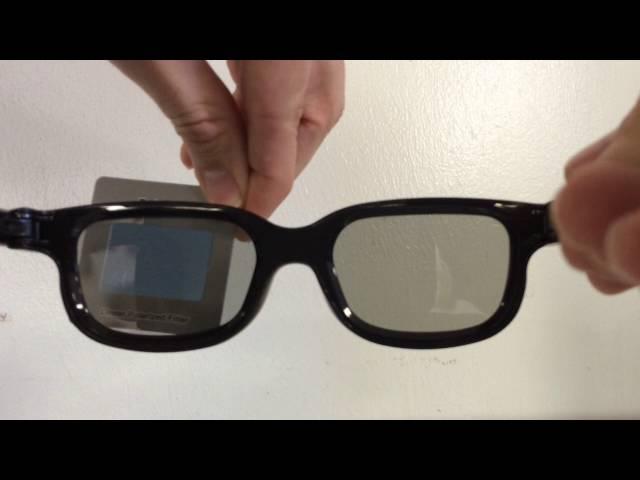 How do Real-D 3-D glasses work?