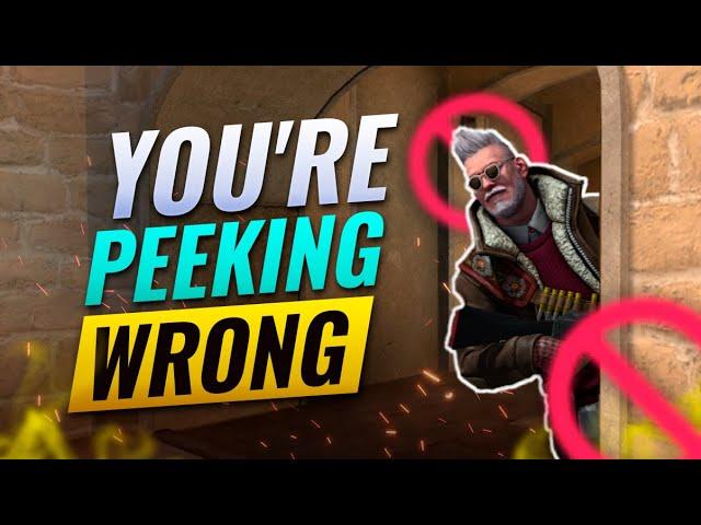 YOU SUCK AT PEEKING! - Beginner to Advanced Peeking Guide in CS:GO