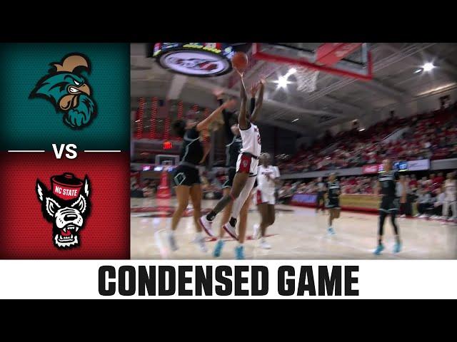 Coastal Carolina vs. NC State Condensed Game | 2024-25 ACC Women's Basketball