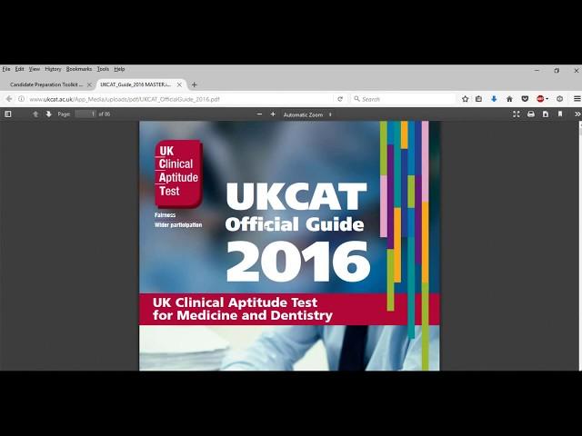 UKCAT preparation PART 1 : Orienting yourself around the website