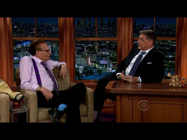 Late Late Show with Craig Ferguson 2/3/2014 Larry King, Henry Cho