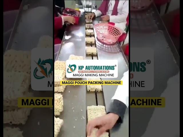 Maggi production line | Maggi pouch packaging machine | KP Automations packaging machine | #maggi