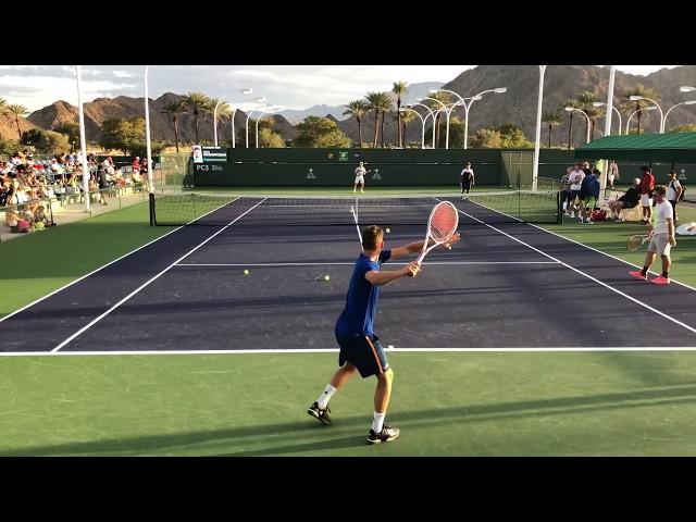 Dominic Thiem & Diego Schwartzman | IW Court Level Practice