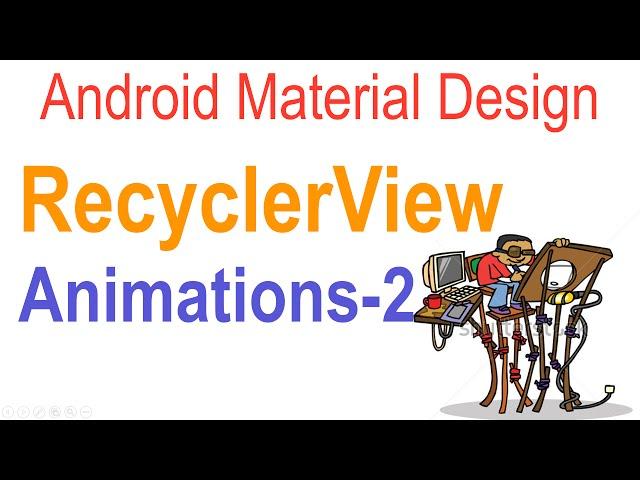 261 Android RecylcerView Animation Example |