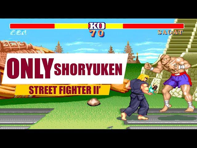 KEN: ONLY SHORYUKEN  Street Fighter 2 Champion Edition  4K 60 FPS