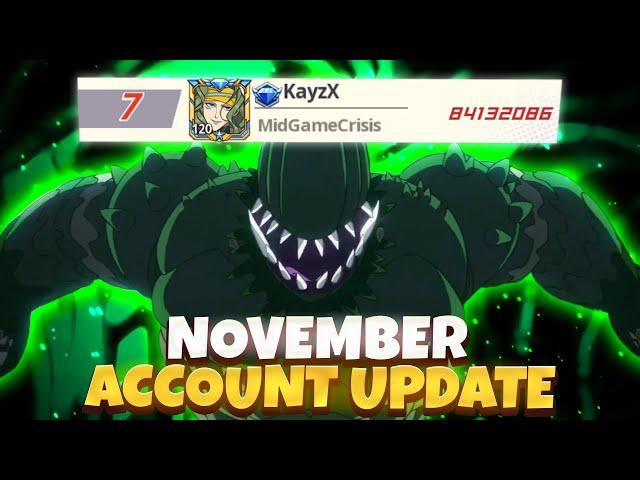 80M+ BP ACCOUNT RED BUFF GEARS ARE BROKEN!!| Account Update (November) | One Punch Man The Strongest