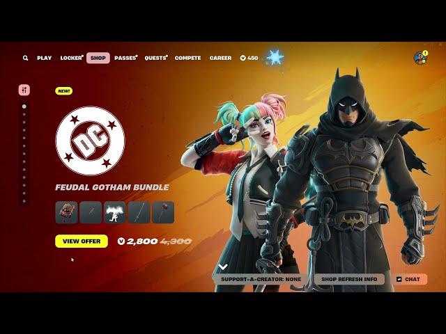 New Batman Ninja Skins & Emotes in Fortnite!  (Full Showcase)