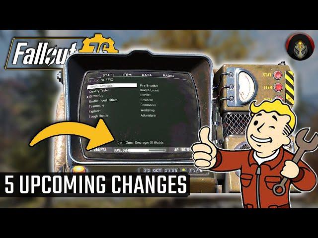 FALLOUT 76 | 5 Upcoming Changes You Probably Missed!