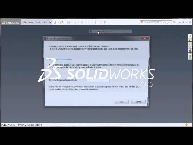 Tech Tip:  How To Enable the Xpress Products in SOLIDWORKS 2015