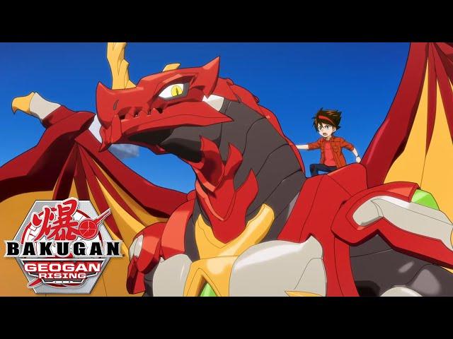 Chase the Haora Artifact! | Bakugan Geogan Rising | Anime & Cartoons for kids